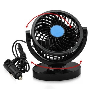4 inch 6 inch car fan 360 Degree Rotating Air Cooling Fan Low Noise Summer Car Air Conditioner