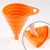 Import 4 Pack Silicone Collapsible Funnel, Foldable funnel/Kitchen Funnel, silicone funnel from China