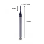 40Cr Wood Router Bits Carbide Safety  Solid Carbide  Cutting Tools CNC End Mill Set  Endmill Carbide