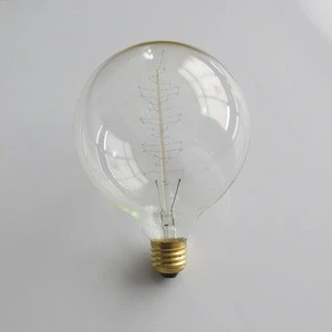 40W 110V Big Globe Antique Edison Spiral Filament incandescent light bulb