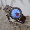 42mm wood watch stainless steel back luxury water resistant shenzhen factory watches men women