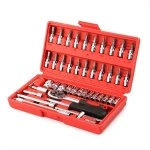 46pcs socket wrench set&bit sockets&cr-v socket set