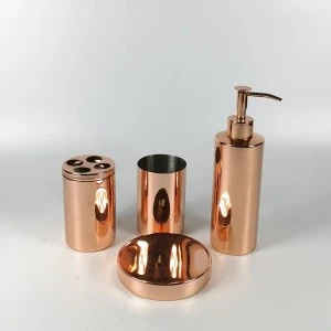 4pcs stainless steel copper bathroom accessories set bath set