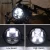 Import 5 3/4 motorcycle 6 LED Angle Eye Hi/Lo Beam Headlamp Headlight  With Ring Cover for motorcycles Cafe racer Harley Touring from China