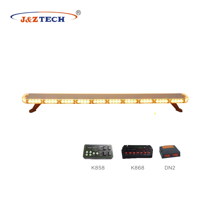 50 inch emergency 86 LED strobe light bar flashing warning truck roof lightbar