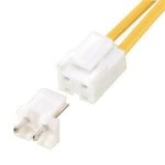 5.0 mm pitch JST Series NV 2 pin wire to board connector wiring harness cable assembly