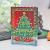 Import 5D DIY Special shape Partial Diamond Painting Christmas Cards  4pcs set DIY  crystal stone cards new year gift kit from China