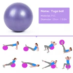 5pcs Yoga Equipment Set Yoga Ball Exercise Gymnastic Fitness Pilates Ball Balance Exercise Yoga Blocks Resistance Loop Band