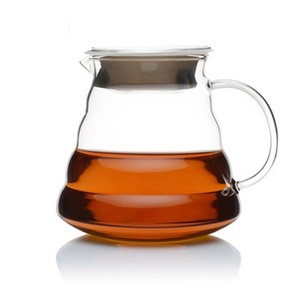 600ml High Borosilicate Heat Resistant Glass Coffee Tea Pot Sets for office use