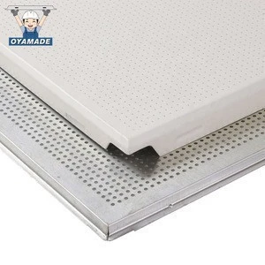600x600mm Perforated Ceiling tile , Interior Decorative Aluminum Ceiling Plates