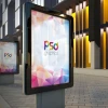 65 inch touchscreen digital signage kiosk outdoor advertising LCD TV 4K supported
