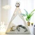 Import 7 Yrs Knight Castle Play White Teepee Triangle Toy Tepe Kid Yurt Tent from China