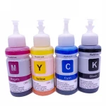 70ML EcoTank Refill Dye Ink For Epson L100 L110 L120 L132 L210 L222 L300 L312 L355 L350 L362 L366 L550 L555 L566 Dye Based Ink