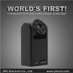 720P Star Light Invisible LED 5-8m night vision Mini PIR Hidden Camera, Motion Detection spy mini DV