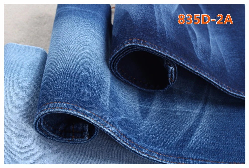 835D-2A 10oz cotton polyester spandex denim stretch fabric