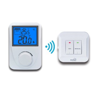 868 Mhz Wireless Non Programmable Heating Smart RF Room Thermostat for Air Conditioning Temperature Control