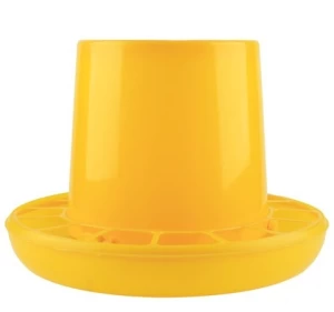 8kg plastic chicken feeder poultry farming hot sale chicken feeders and drinkers cheap yellow poultry feeders