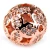 Import 8mm Jewelry Tools Alloy Hollow Beads Micro Paved Rhinestone Round Shape Hollow Connector Beads from China