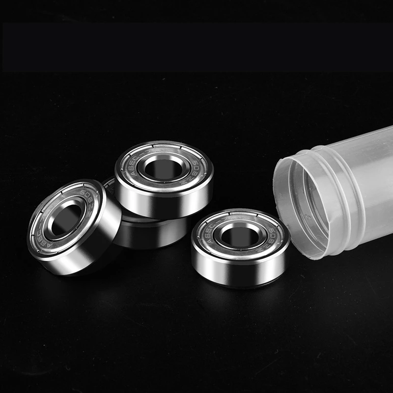 8pcs 608 ABEC-7 Smooth Scooter Silver Skate Shoes Bearings