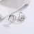 Import 925 Sterling Silver Smooth Square Ear Buckle Ins Style Simplicity Earrings Fashion Jewelry Accessories from China