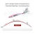 Import 9.5g long cast sinking lead pencil lures bait 3D eyes glitter feather treble hook saltwater freshwater bionic bait fishing gear from China