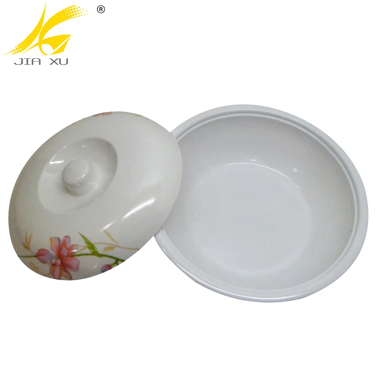 9"melamine bowl with lid