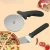 Import A690 Kitchen Accessories Stainless Steel Pizza Knife Cake Spatula Multi-function Plastic Handle Pizza Wheel Cutter from China