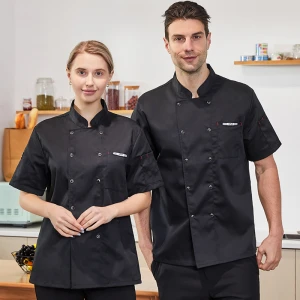 According to the deduction of high-end chef clothing male spot wholesale hotel chef chef clothes kitchen work clothes