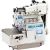 Accurate Sewing Kingtex UH9083 Elastic Tape Attaching Overlock Sewing Machine