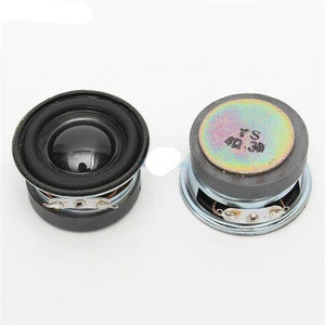 Acoustic Speaker 4 Ohm 3W 40MM Speaker 36MM External Magnetic Black Hat PU Edge Acoustic Components