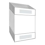Acrylic Sign Holder 8.5x11 - Wall Mount Sign Holder with 3M Tape Adhesive Office Door Sign