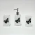 Import Acrylic square special crown design hotel shower bath set from Taiwan