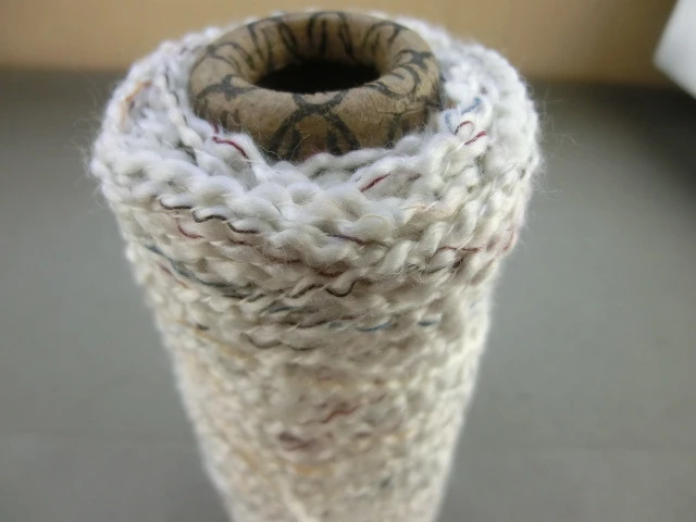 acrylic/wool fanc yarn
