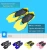 Import ALOMA kids lovely  high quality short TPE adjustable straps skin friendly swimming fins custom logo for diving and snorkeling from China