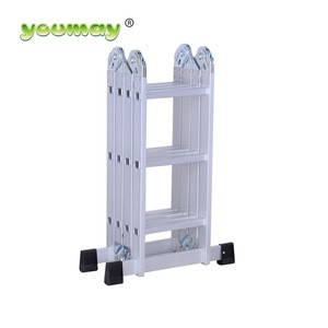 aluminium folding portable ladder with EN131 Approval AM0112D