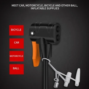 Aluminum Alloy Portable High-Pressure Bicycle  Foot Air Pump