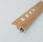 Aluminum ceramic tile trim,tile accessories trim plasma spray coating and printing wooden