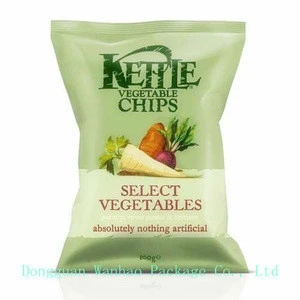 Aluminum Foil Plastic Heat Seal Potato Chips Snack Food Packaging Bag
