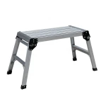Aluminum folding step stool ladder working platform