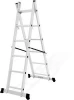 aluminum ladders and scaffold or walk boards