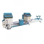 Aluminum UPVC Profile double head Cutting Machine in window door making