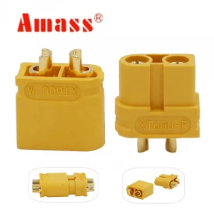 Amass XT60 Upgraded XT60U Plug 3.5mm Banana Connector Male and Female Motor Bullet Connector Plug For RC Lipo Battery