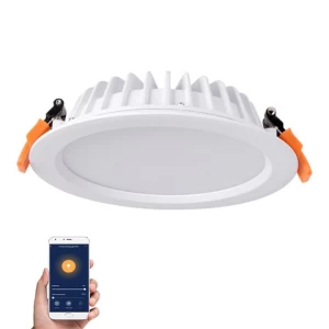 Amazon Alexa  Google Home Voice Control CCT Adjustable 7W 12W 24W Tuya Wifi Smart LED Downlights Dimmable