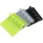 amazon best selling kitchen gadget silicone chopstick spoon rest with drip pad