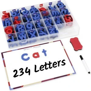 Amazon Hot sale 230 Pcs Factory Supply EVA Magnetic Alphabet letters