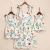 Import Amazon Hot sale Mommy and Me Floral Printed Dresses Shoulder Straps Bowknot Chiffon Sleeveless Beach Mini Sundress from China