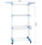 Import Amazon hot-selling multifunction drying cloth  rack laundry rack for cloth hanging garment movable metal cloth hanger from China