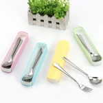 Amazon top seller Stainless Steel Spoon Fork Flatware Cutlery Set Logo