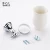 Import American Design Chrome Finishing Wall Mount Silver Bathroom Accessory Tumbler Holder Bathroom Fitting Glass Cup Holder from China
