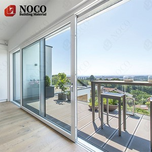 American style patio veranda aluminium slide doors soundproof double glass aluminum heavy duty lift up sliding door